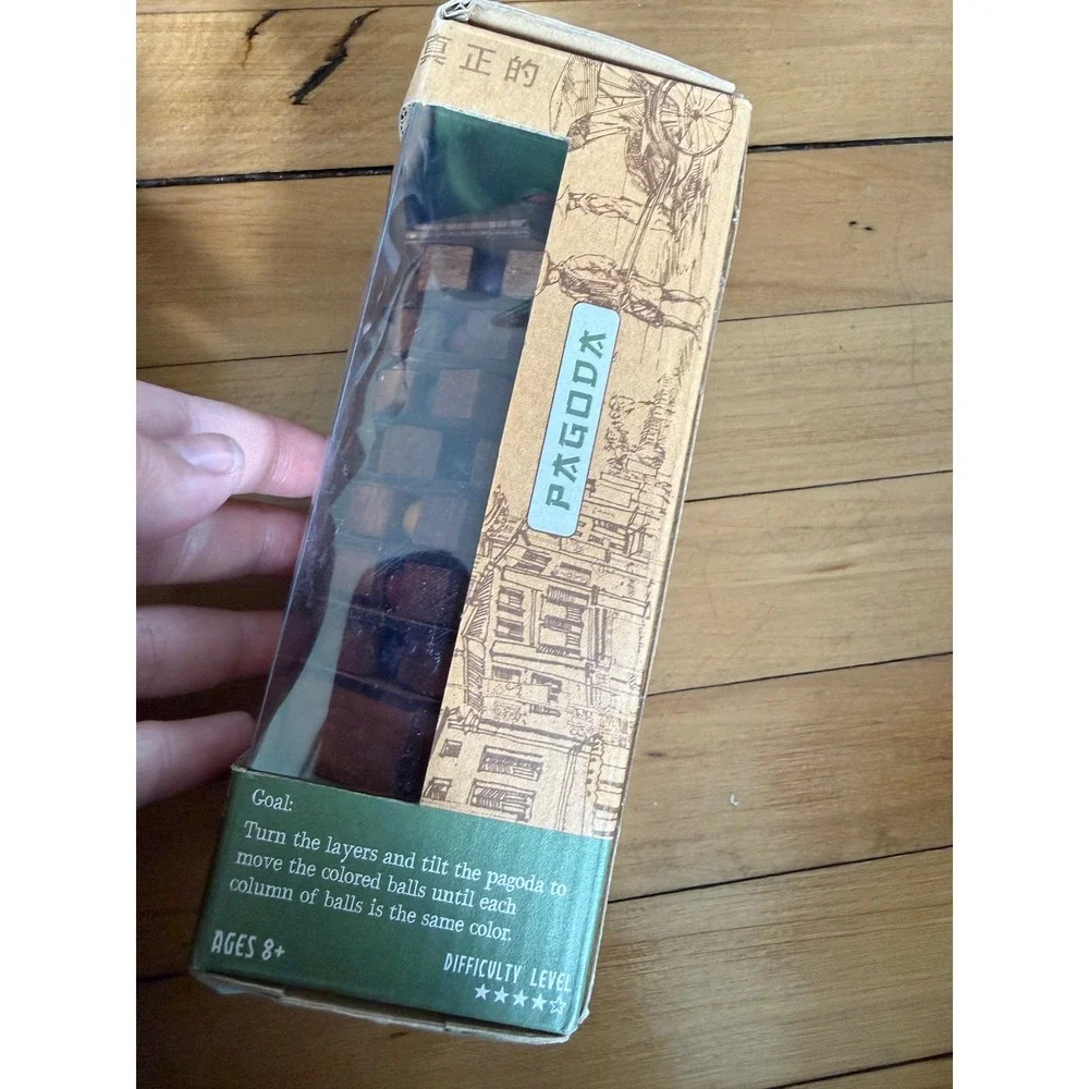 Project Genius‎ Chinese Pagoda puzzle in box